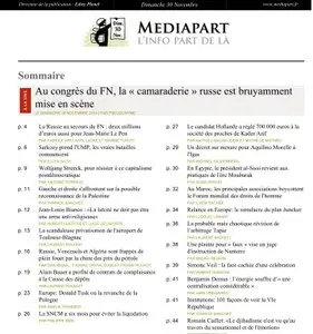 Mediapart Du Dimanche 30 November 2014