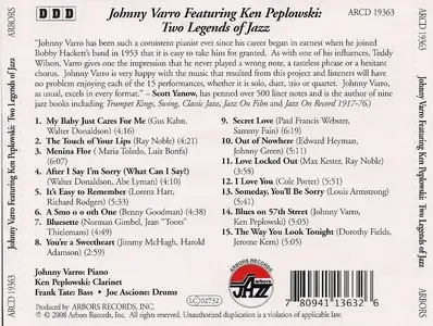 Johnny Varro Featuring Ken Peplowski - Two Legends Of Jazz (2008)
