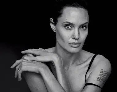 Angelina Jolie by Peter Lindbergh for Wall Street Journal November 2015