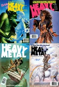 Heavy Metal Magazine, 1985 (Vol.08 №10-12 - Vol.09 №01-09) + special - Bride of Heavy Metal