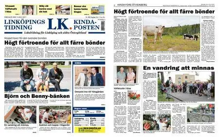 Linköpings Tidning & Kinda-Posten – 14 juli 2017