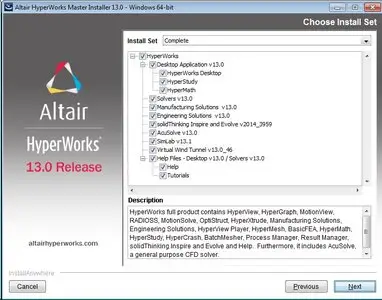 Altair HyperWorks 13.0