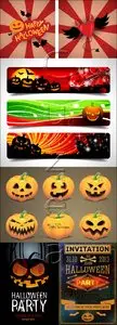 Vector - Halloween invitation collection