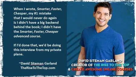 David Siteman Garland - Create Awesome Online Courses [repost]