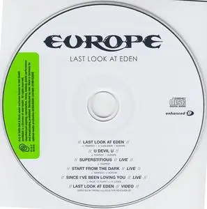 Europe - Last Look At Eden (enhanced EP) (2009) [FLAC] {Ear Music Germany}