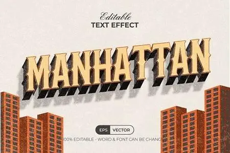 Vintage Text Effect Style - 42299149