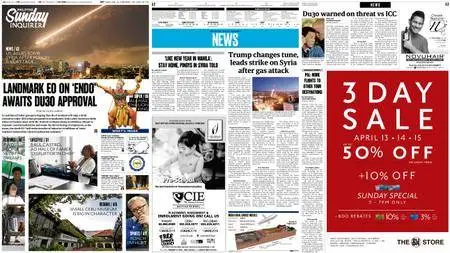 Philippine Daily Inquirer – April 15, 2018