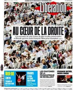 Libération du Samedi 26 et Dimanche 27 Novembre 2016