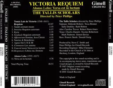 The Tallis Scholars - Tomas Luis de Victoria: Requiem; Alonso Lobo: Verca est in luctum (2001)