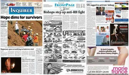 Philippine Daily Inquirer – April 25, 2011