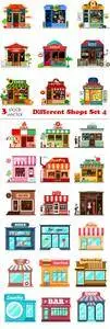 Vectors - Different Shops Set 4