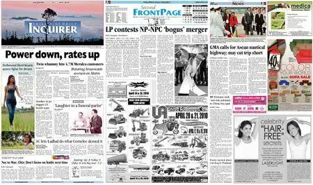 Philippine Daily Inquirer – April 09, 2010