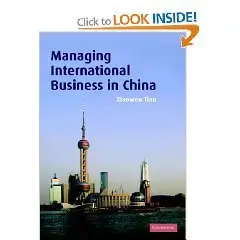 Managing International Business in China  