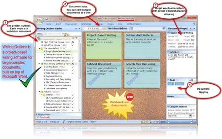 Writing Outliner Word Add-in 1.6.20.803