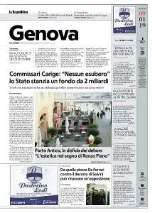 la Repubblica Genova - 9 Gennaio 2019