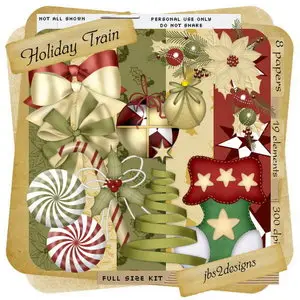 Scrap Kit “Holiday Train”
