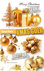 Xmas Gold - UHQ Stock Photo