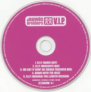 Jungle Brothers - V.I.P. [Gee Street, V2 GEE 5008753] {Europe 1999}