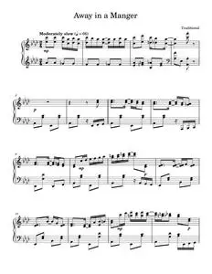 Away In A Manger [Ragtime version] - John T. McFarland (Piano Solo)