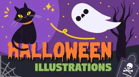 Draw Simple Halloween Clip-Art Illustrations in Procreate