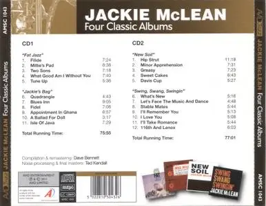 Jackie McLean - Four Classic Albums (2CD) (2011) {Compilation}