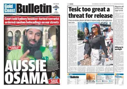 The Gold Coast Bulletin – September 19, 2014