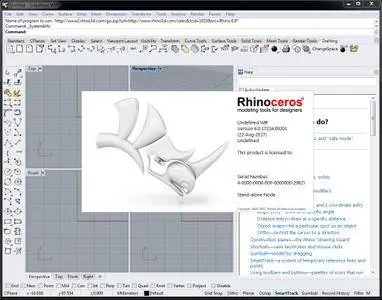 Rhino 6 WIP version 6.0.17234.09201