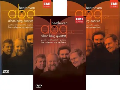 Beethoven - String Quartets Live, Alban Berg Quartet (2006) [6x DVD9]