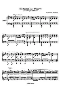 BeethovenLv - Six Variations