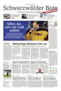 Schwarzwälder Bote Oberndorf - 26. Februar 2018