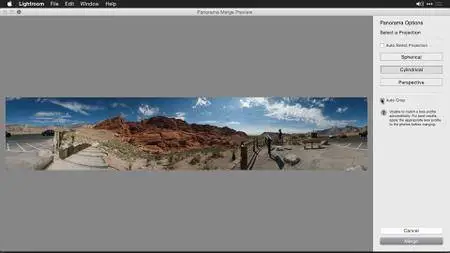 Lightroom: Creating Panoramas