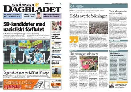 Skånska Dagbladet – 31 augusti 2018