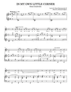 In My Own Little Corner (from Cinderella the Musical) - Cinderella Musical, Rodgers & Hammerstein (Piano Vocal)
