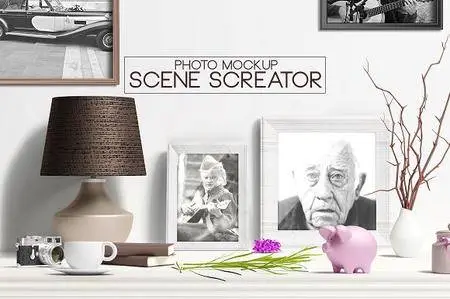 CreativeMarket - Photo Mockup Scene Creator