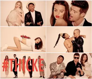 robin thicke blurred lines unrated video