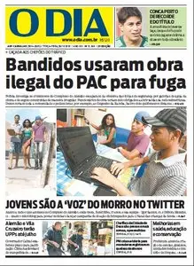 Jornal O Dia em PDF, Terça, 30 de Novembro de 2010