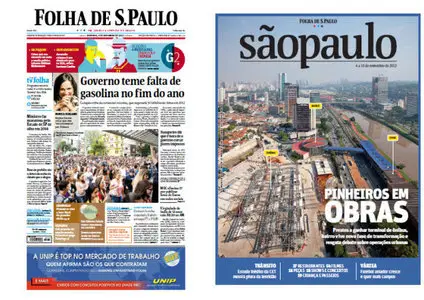 Jornal Folha de São Paulo - 04 de novembro de 2012 - Domingo