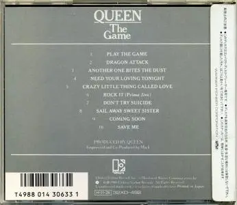 Queen - The Game (1980) {1986, Japan 1st Press}