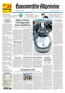 Hannoversche Allgemeine Zeitung vom 16. September 2009