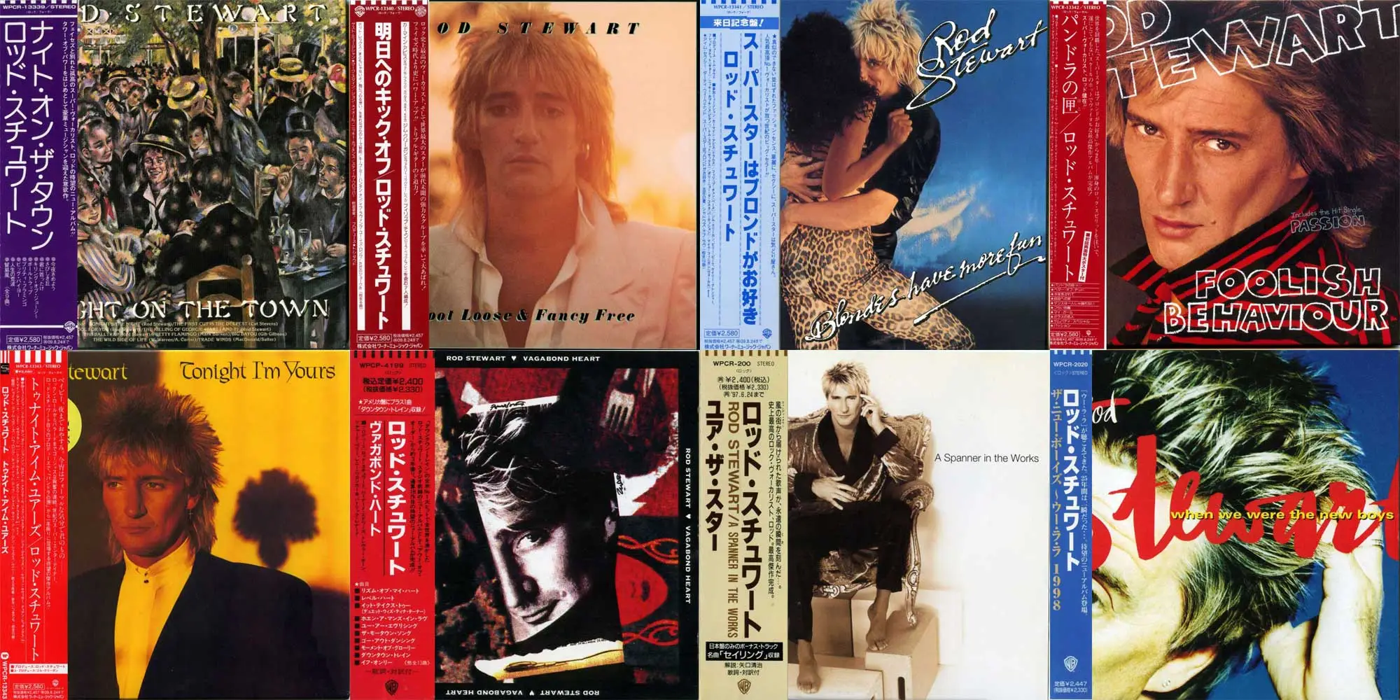 Rod Stewart: Japanese CD Collection (1976 - 1998) Re-up