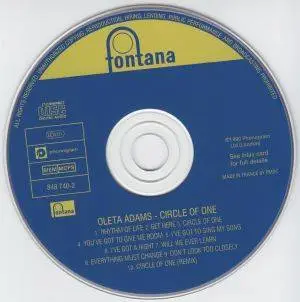 Oleta Adams - Circle Of One (1990) {Phonogram}