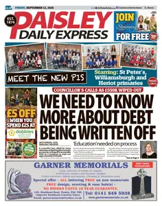 Paisley Daily Express - 12 September 2025