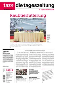 taz die tageszeitung - 03 September 2025