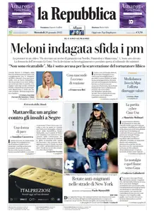 la Repubblica - 29 Gennaio 2025