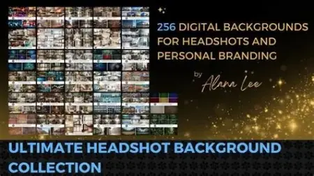 The Portrait Masters - Ultimate Headshot Backgrounds - 256 Digital Backgrounds
