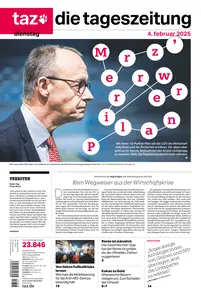 taz die tageszeitung  - 04 Febraur 2025