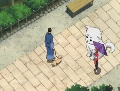 Gintama (2006 S02E23 072 A Dogs Paws Smell Fragrant Drive with a Might Attitude CBT