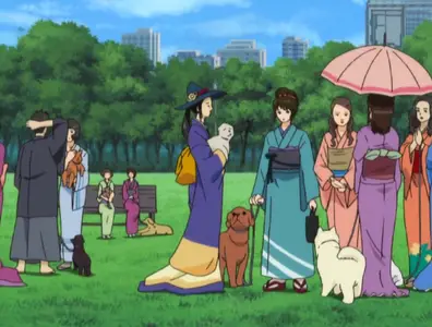Gintama (2006 S02E23 072 A Dogs Paws Smell Fragrant Drive with a Might Attitude CBT