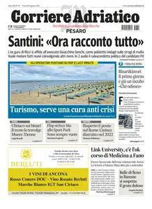 Corriere Adriatico Pesaro - 8 Agosto 2025