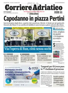 Corriere Adriatico Ancona - 27 Settembre 2024